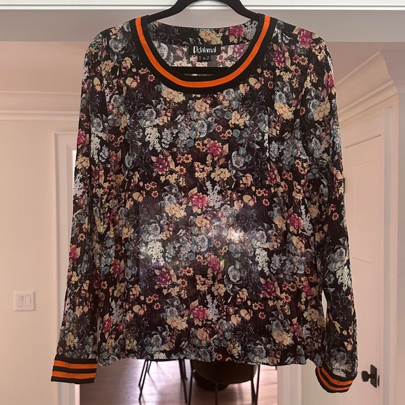 Anthropologie Rdalamal Multicolour Floral Long Sleeve Top - Size 10. NWOT. - Picture 7 of 13